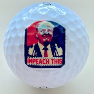 Trump Impeach This Callaway CXR Control Golf Ball *NEW* Let’s Go Brandon!
